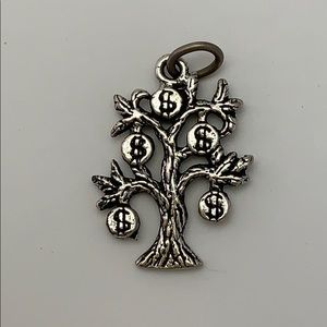 Vintage Sterling Money Tree Charm